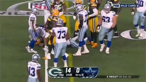 Dallas Cowboys vs. Green Bay Packers HIGHLIGHTs 2nd-QTR _ Super Wild Card Weekend - January 14 ...