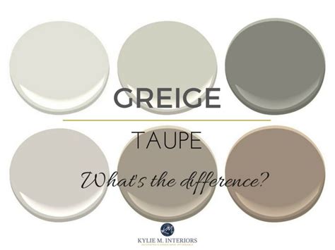 Taupe and Greige: What's the Big Difference? | House paint color combination, Taupe paint colors ...