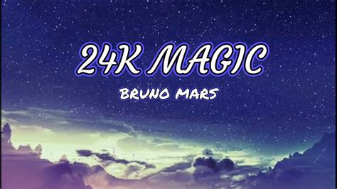 Bruno Mars - 24k Magic (LYRICS) - YouTube