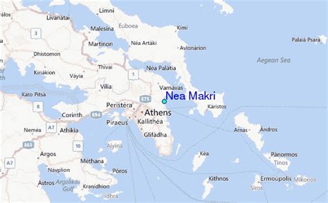 Nea Makri Tide Station Location Guide