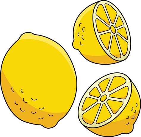 Lemon Fruit Cartoon Colored Clipart Illustration 21964665 Vector Art at Vecteezy