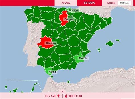 Juegos interactivos para aprender las provincias de España « Educacion – articuloseducativos.es