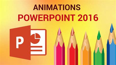 How to Make Animation in PowerPoint 2016 - YouTube