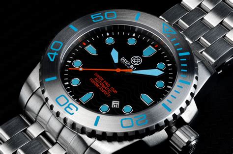 OceanicTime - DEEP BLUE Watches DIVER PRO 1000 AUTOMATIC