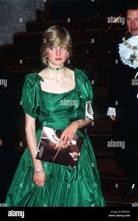 Princess DIana at the Barbican Theatre for Rostropovitch Concert ...