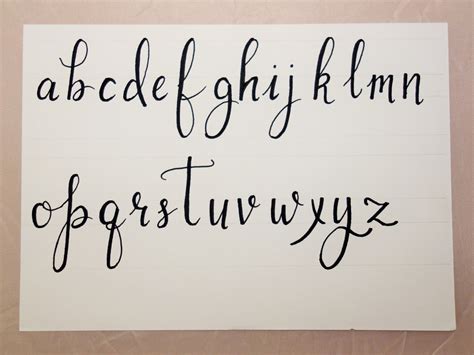 Modern Calligraphy Fonts Alphabet