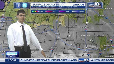 Schuylerville sophomore gives weather forecast on News10 ABC - YouTube