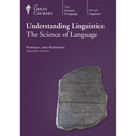 Amazon.com: Understanding Linguistics: The Science of Language: John McWhorter: Movies & TV