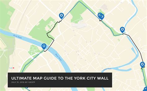 Ultimate Map Guide to the York City Wall - Geoff Meets World