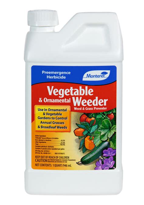 Central Garden | Monterey Vegetable & Ornamental Weeder Pre Emergent Herbicide Concentrate 6ea/32 oz