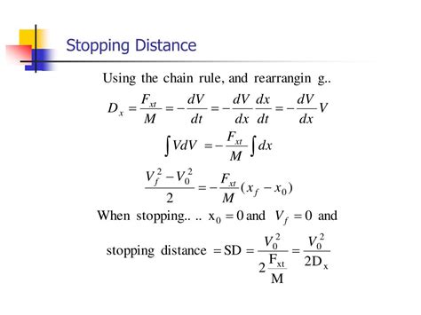 EXCEL TEMPLATES: Stopping Distance Formula Calculator