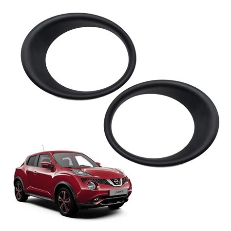 For Nissan Juke Hatchback 2016 2017 Pair Head Lamp Light Cover Matte Black Trim | eBay