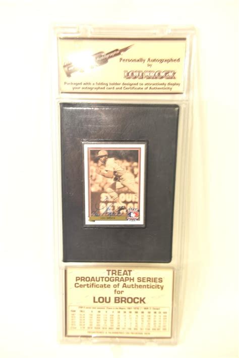 Lou Brock Autograph | EstateSales.org