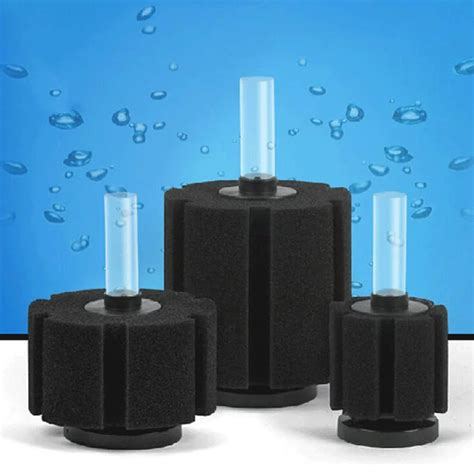 1pc Aquarium Filter Fish Tank Air Pump Skimmer Biochemical Sponge Filter Aquarium Filtration ...