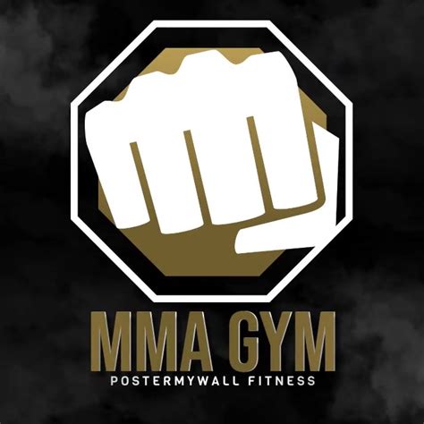 MMA Gym Fighting Promotion Video Logo Maker Template | PosterMyWall