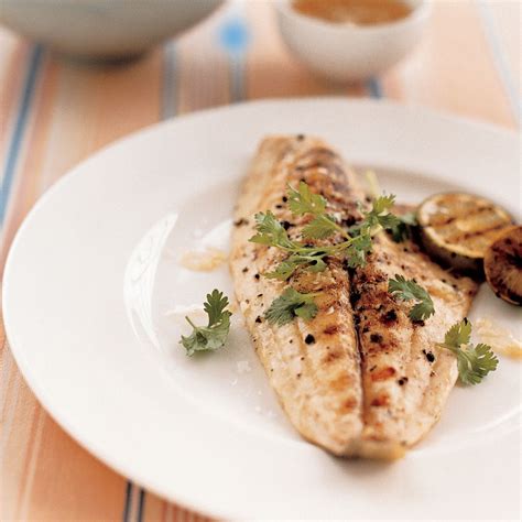 Grilled Pompano with Tangy Ginger Sauce Recipe - Marcia Kiesel