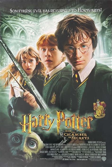 All About Movies - Harry Potter And The Chamber Of Secrets Poster Original USA One Sheet 2002