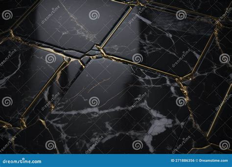 Texture, Background. Black Marble with Gold Veins Stock Illustration ...