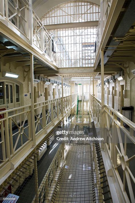 Benbow wing inside HMP/YOI Portland, a resettlement prison with a... News Photo - Getty Images