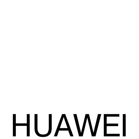 White Huawei Logo - LogoDix