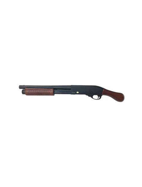 Golden Eagle M870 Sawed-Off Tri-Shot Gas Pump Action Shotgun (Real Wood ...