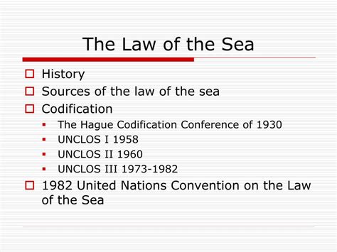 PPT - The Law of the Sea PowerPoint Presentation, free download - ID ...