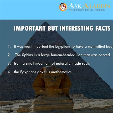 Many Things You May Not Know About Ancient Egypt - Interesting facts ...