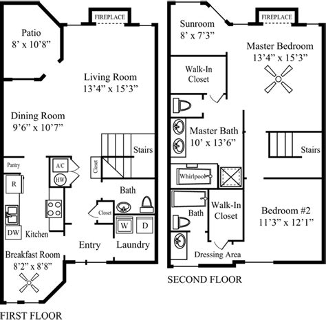 Floor Plan Details - The Overlook at St. Thomas Apartments