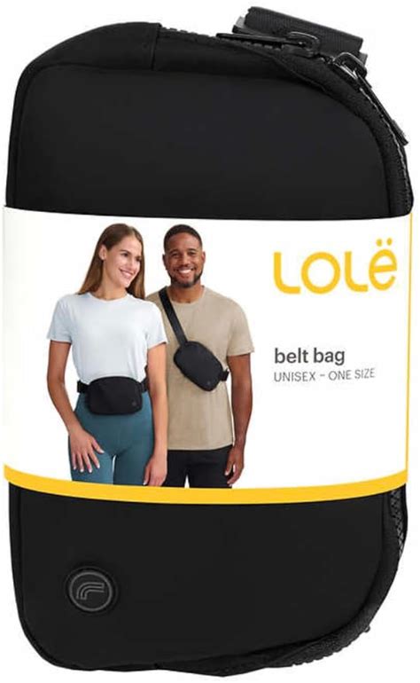 Lole Unisex Belt Bag (Black, One Size) - Walmart.com