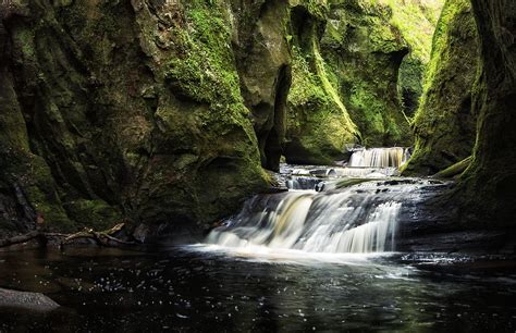 scotland, Waterfalls, Crag, Moss, Finnich, Nature Wallpapers HD ...