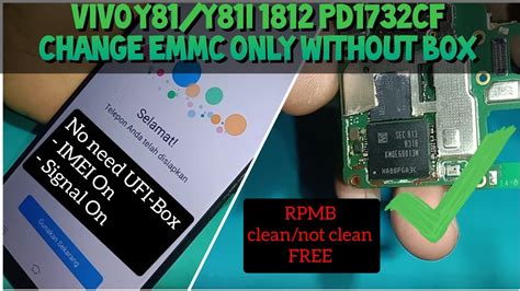 Change eMMC Only Vivo Y81 Without BOX | Fix Dual IMEI @mobilecareid ...