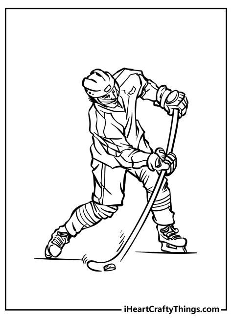 Hockey Coloring Pages To Print