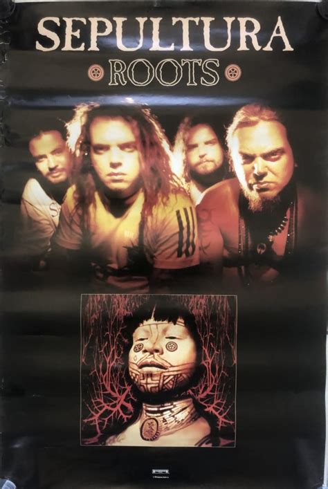 Sepultura – “Roots” album promo 24″x36″ | Buy Heavy Metal + Hard Rock Online