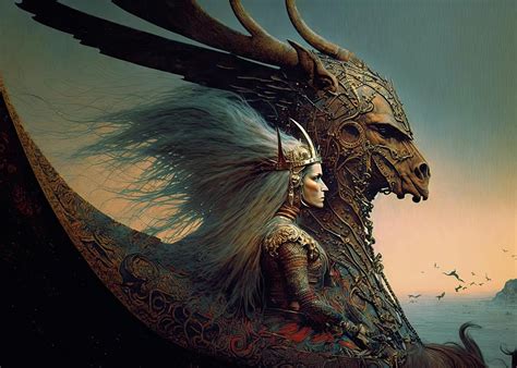 Valkyrie Norse Mythology #3 Digital Art by 1-sascha-schmidt - Pixels