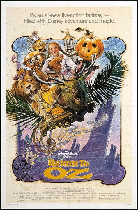 Return to Oz | Disney movie posters, Oz movie, Walt disney pictures