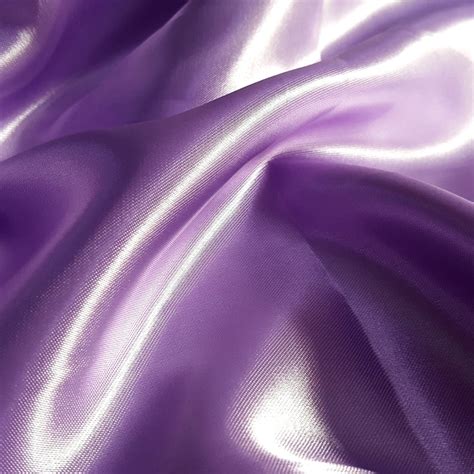 Lilac Purple Satin Charmeuse Fabric 58 By The Yard Light | Etsy