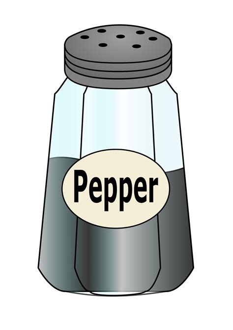 Pepper clipart pepper shaker, Pepper pepper shaker Transparent FREE for ...