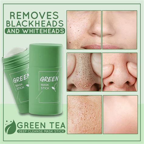 Green mask stick - Маска за лице од зелен чај - delux-haus.com