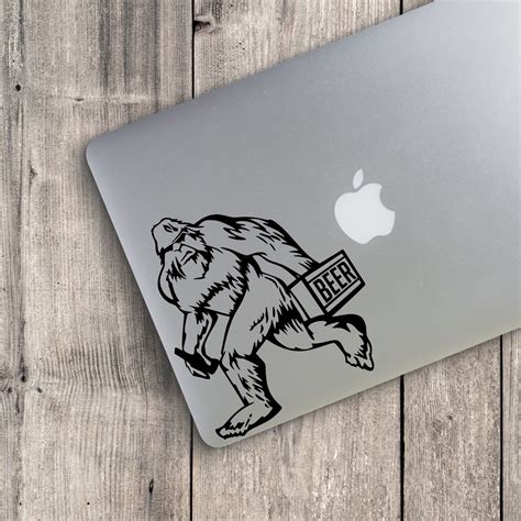 Sasquatch With Beer Custom Vinyl Decal Sticker Choose Your | Etsy | Custom vinyl decal, Custom ...