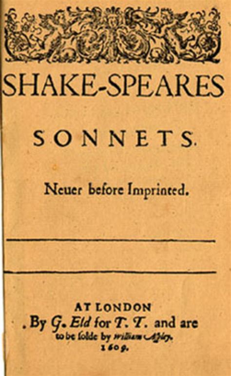 William Shakespeare's Love Sonnets: Summary and Guide | Owlcation