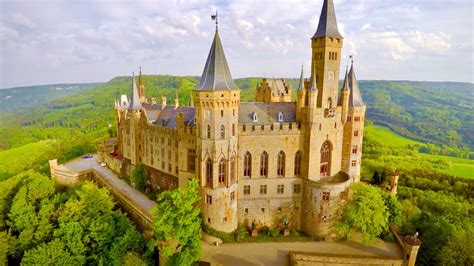 Hohenzollern Castle Aerials - Germany 🇩🇪 4K UHD - YouTube