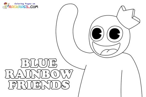 Happy Blue Rainbow Friends Coloring Pages Blue Rainbo - vrogue.co