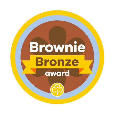 Brownie Bronze Woven badge - GGNYS