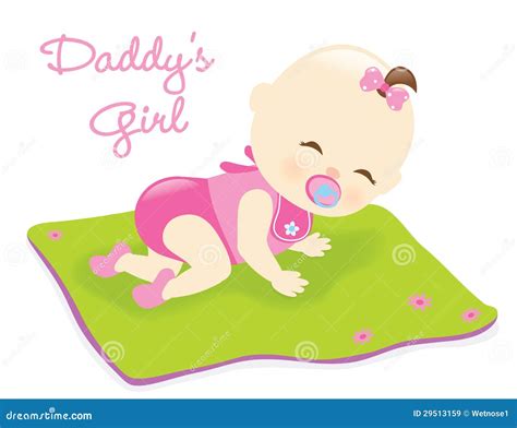 Baby on blanket stock vector. Illustration of crawl, cartoon - 29513159