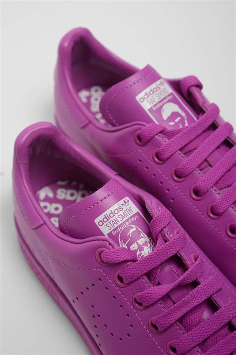 ADIDAS X RAF SIMONS Stan Smith Flash Pink Sneakers | Mens sneakers casual, Pink sneakers ...