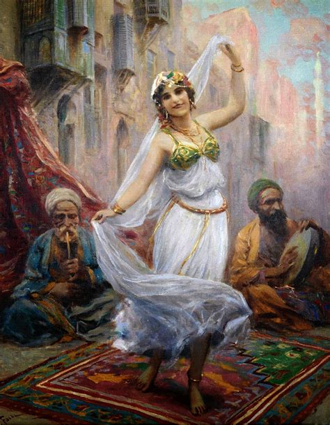 Fabio Fabbi (1861-1906) | Orientalist painter | Dancer artwork, Art ...