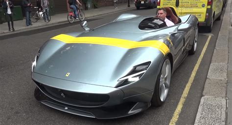 Ferrari Monza SP1 Is Guaranteed To Snap Some Necks In London | Carscoops