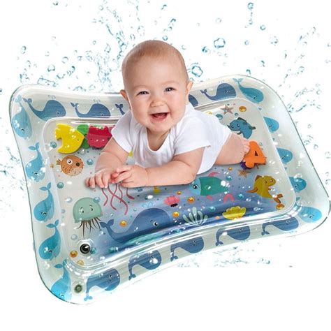 Inflatable Baby Water Mat Fun Activity Play Center for Children & Infants - Walmart.com ...