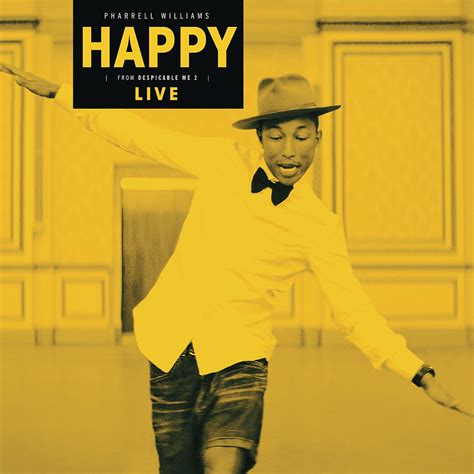 Happy Live - Single by Pharrell Williams Digital Art by Music N Film Prints