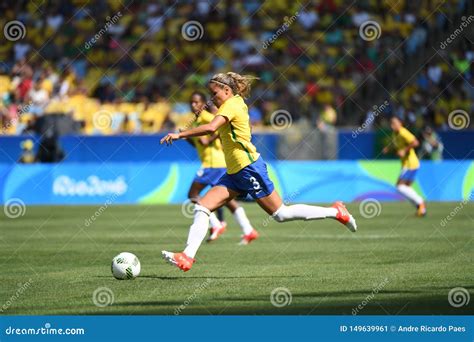 Brazilian Women`s Soccer Team Editorial Photo - Image of football ...